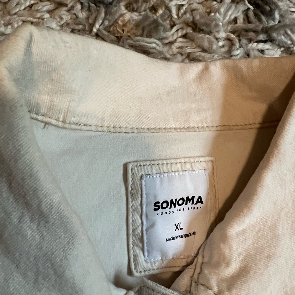 Sonoma Off-White Denim Jacket - Picture 4 of 6